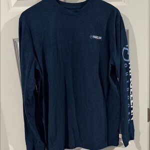 Magellan Outdoors Men's Navy Long Sleeve Tee